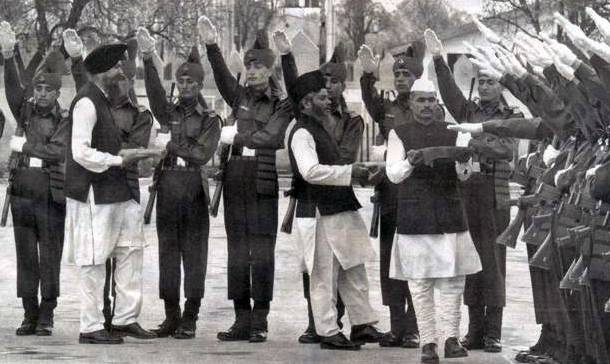 Oath taking in Srinagar