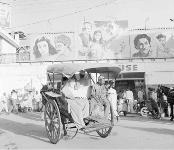 Cinema Road, Peshawar (1950)