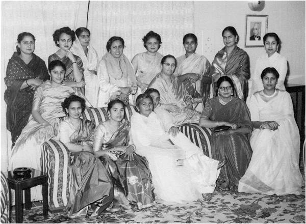 Ladies’ group at Pakistan High Commission, New Delhi (1958)