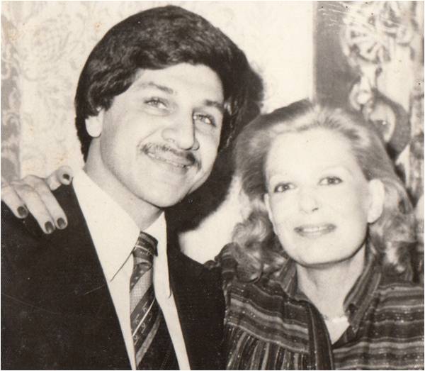 Melina Mercouri with Arshad Afridi (1980)