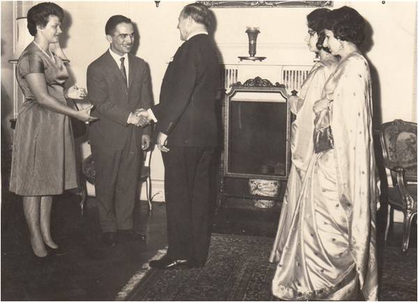 Jordanian royals visit London (early 1960s)