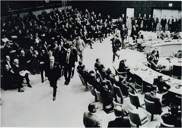 Bhutto's walkout from the Security Council