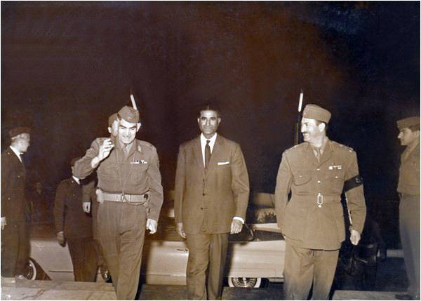 Iraqi PM with Pakistan’s Ambassador, Baghdad (1962)