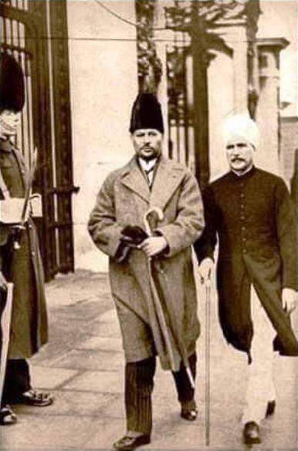 Sir Muhammad Zafarullah Khan & Allama Iqbal, London, 1930s