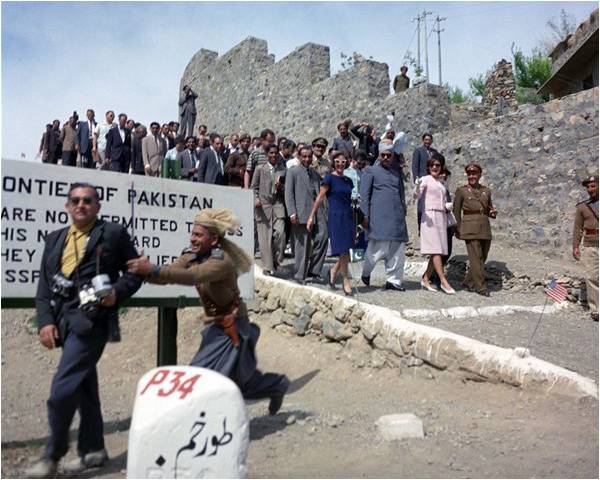 Jackie Kennedy at Khyber Pass, 1962