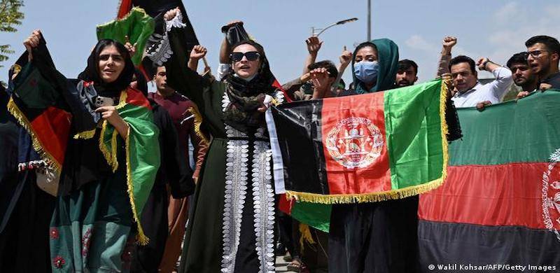 For Defiant Afghans, National Flag Has Become A Symbol Of Resistance Against Taliban