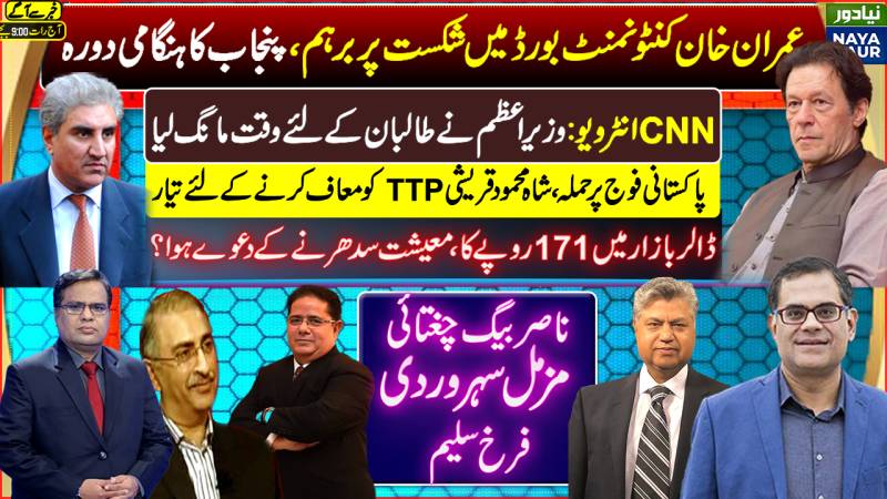 Imran CNN Interview | Imran Angry Over Punjab Cantt Defeat | FM Qureshi To Pardon TTP