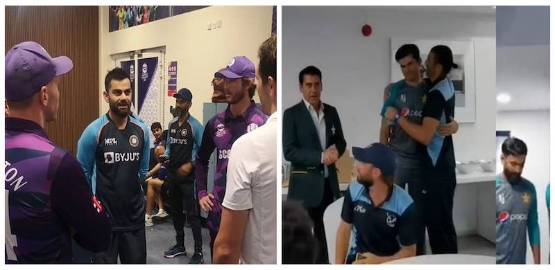 Indian Cricketers Emulate Pakistani Counterparts' Example By Visiting Scotland Dressing Room After Victory
