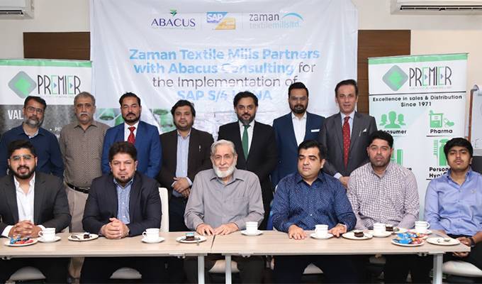 Abacus Consulting Is Proud To Partner With Zaman Textile Mills To Carry Out The Implementation Of SAP S/4 HANA