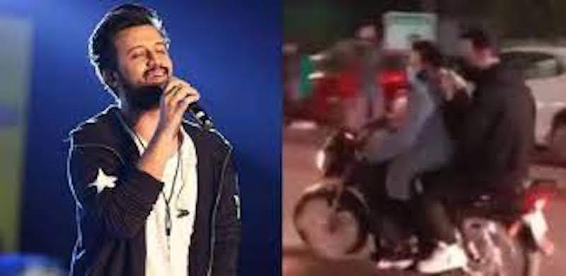 Atif Aslam Ditches Car, Jumps On Back Of A Motorbike To Reach Concert Venue