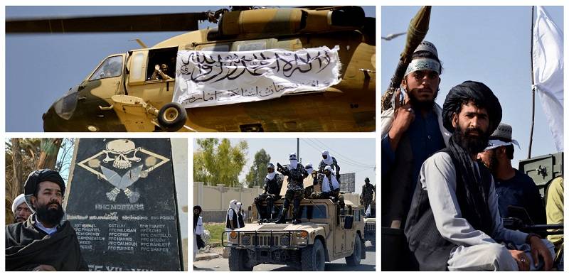 Taliban Celebrate ‘Victory’ By Displaying Remnants From US Military Occupation
