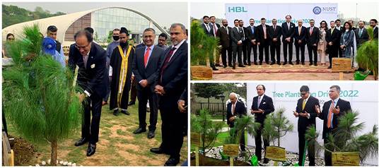 HBL Begins Its Tree Plantation Drive 2022 In Collaboration With NUST And HBL Microfinance Bank