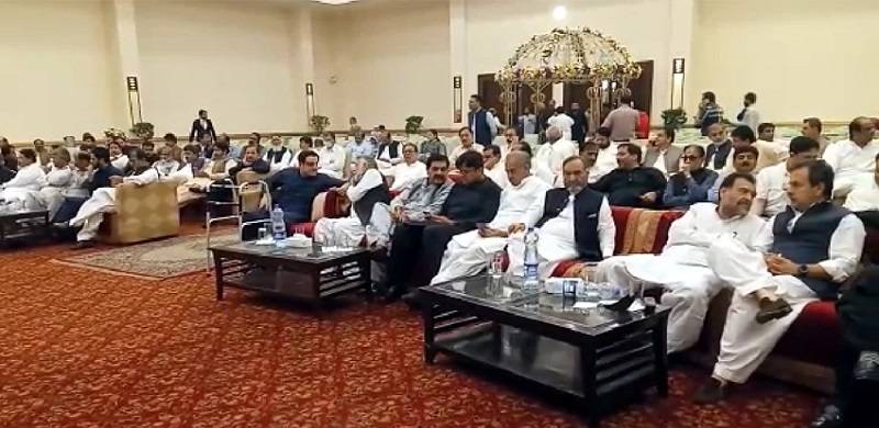 With Punjab Assembly Sealed, Opposition Lawmakers 'Elect' Hamza Shehbaz CM Punjab At Faletti's Hotel