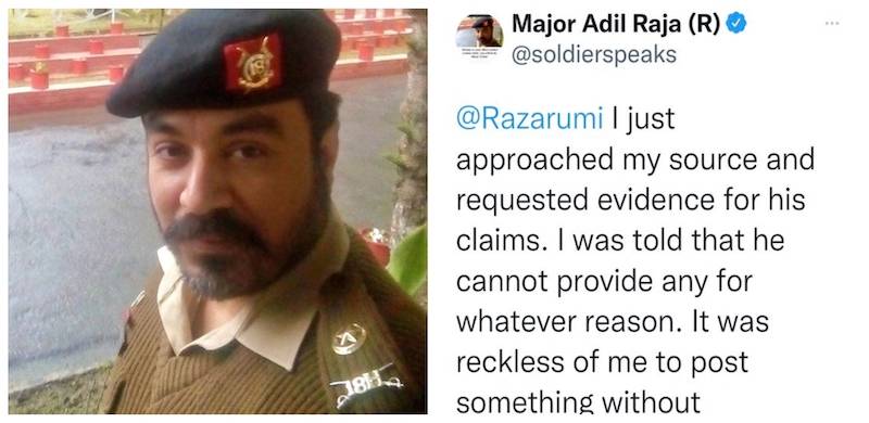 PTI-Supporting Retired Army Officer Apologises For Levelling Baseless Allegations Against Naya Daur Media