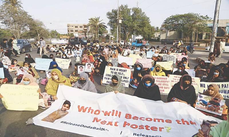 Sindh Police Beat Up, Arrest Baloch Women Protesting Against Enforced Disappearances