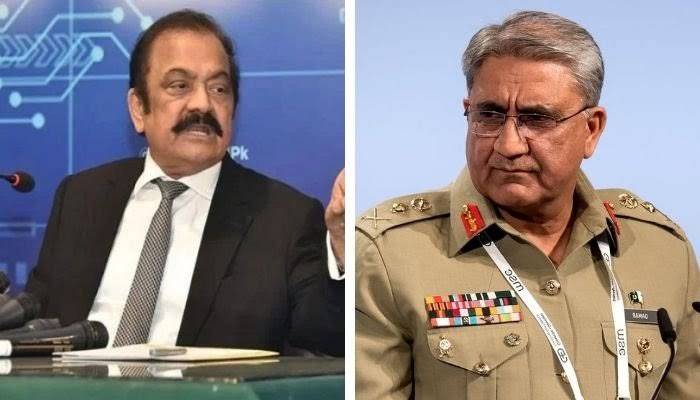 Interior Minister Rana Sanaullah Complains To COAS Bajwa About Drugs Case Made Against Him During PTI Govt