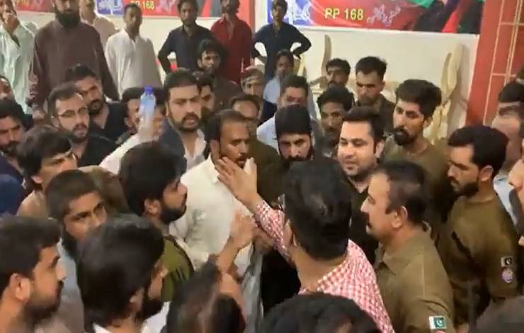 PTI Condemns ‘Raid’ At Party Candidate Malik Nawaz Awan’s Office In Lahore