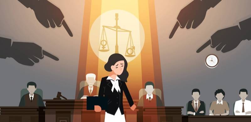 Courtroom Misogyny: The Law Can't Do What The Courts Won't