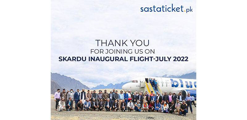 Sastaticket.pk Celebrates Launch Of Airblue Skardu Sector Flights