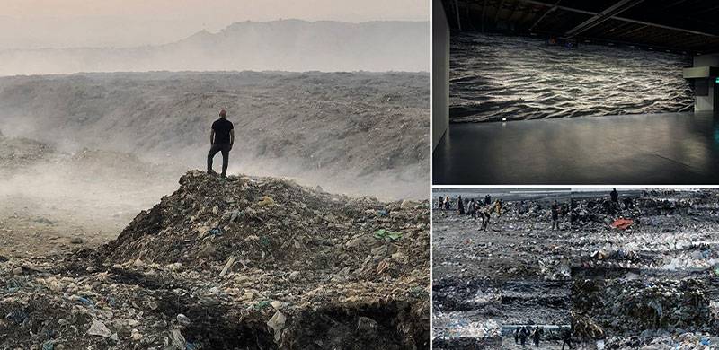 Acclaimed Pakistani Artist Rashid Rana Transforms Trash Into Art