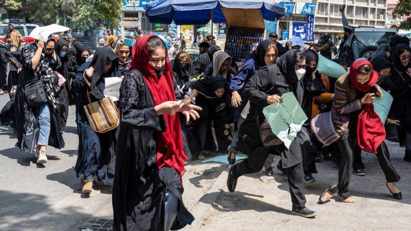 Taliban Disperse Women’s Protest In Kabul