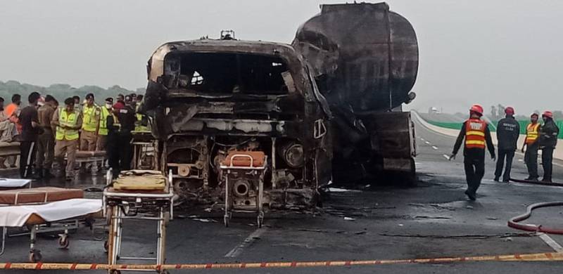 Twenty Killed In Motorway Blaze After Bus-Tanker Collision