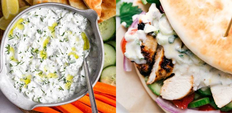 Bhook On A Budget: Chicken Thighs With Pita And Tzatziki