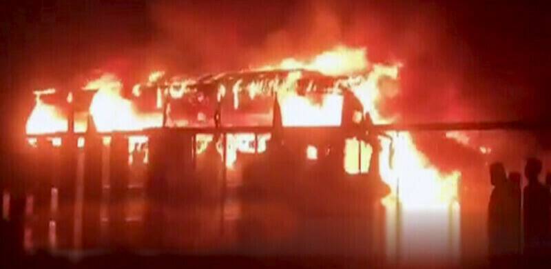 At Least 16 Dead In Grisly Bus Fire Near Jamshoro