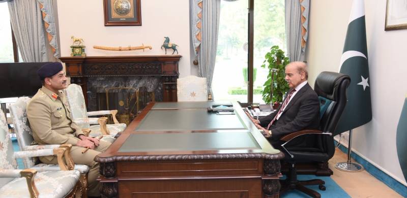 COAS General Asim Munir Visits PM Shehbaz Sharif