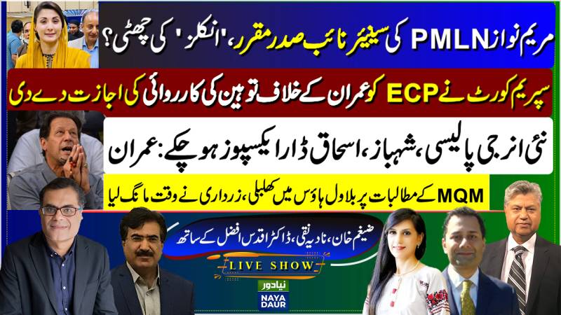 Maryam Nawaz PMLN New Role | ECP Contempt Case | Shehbaz, Dar Exposed: Imran | MQM-PPP Infighting
