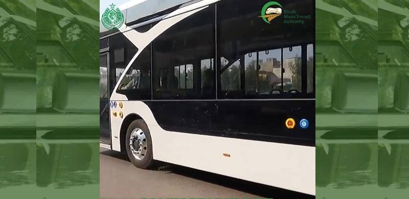 Pakistan's 'First-Ever' Electric Bus Hits The Road In Karachi
