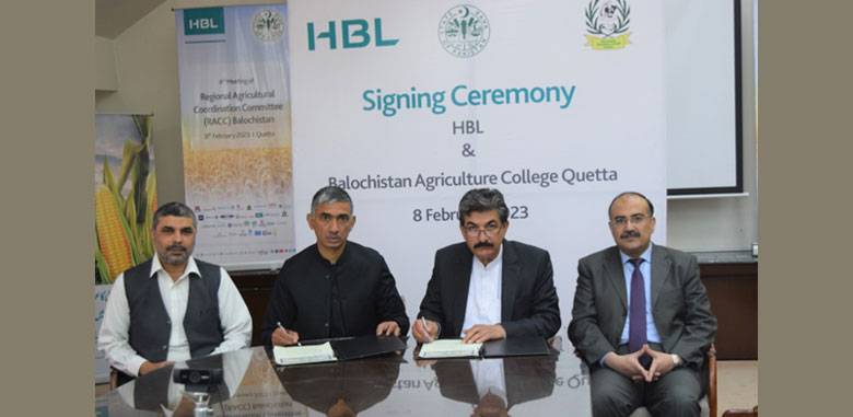 HBL and Balochistan Agriculture College Quetta (BACQ) Collaborate Under SBP Champion Bank Initiative