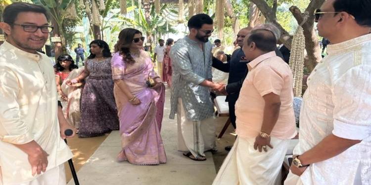 Aamir Khan’s Fans Express Concern After He Is Seen Walking With Stick at Celebrity Wedding