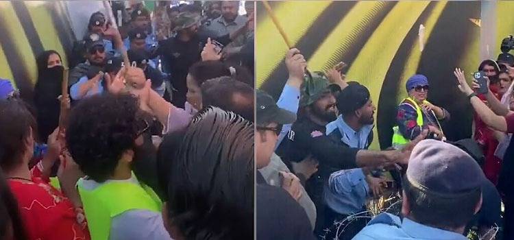 Interior Minister Suspends Policemen For 'Excessive' Baton-Charge On Aurat March