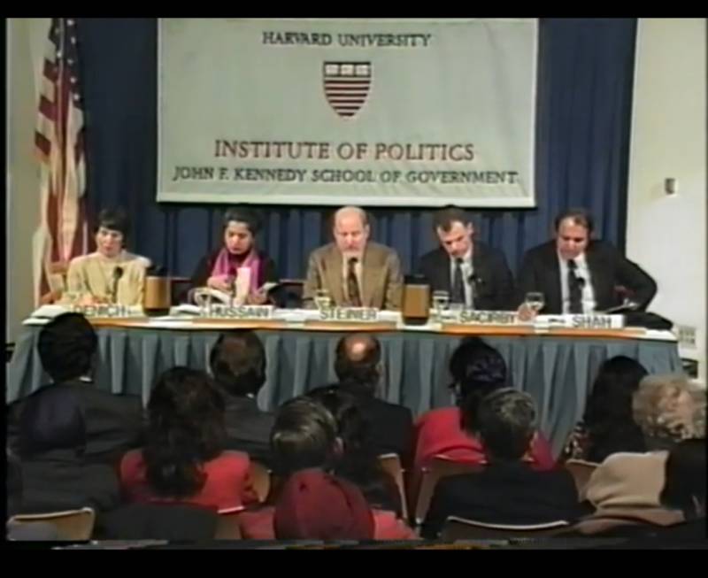 Historical Throwback: Mowahid Shah, Abida Hussain Speak On Bosnia At Harvard