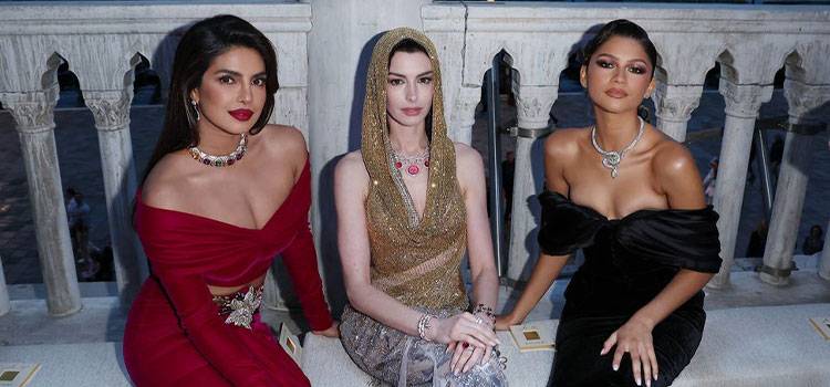 Zendaya, Anne Hathaway, Priyanka Chopra United In Bulgari Diamonds And Gowns