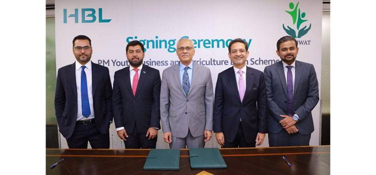 HBL And Akhuwat Islamic Microfinance Sign An Agreement To Provide Interest-Free Financing Under The Prime Minister Youth Business And Agriculture Loan Scheme