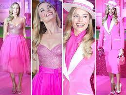 Margot Robbie Perfects The Barbie Look In All Pink Outfits