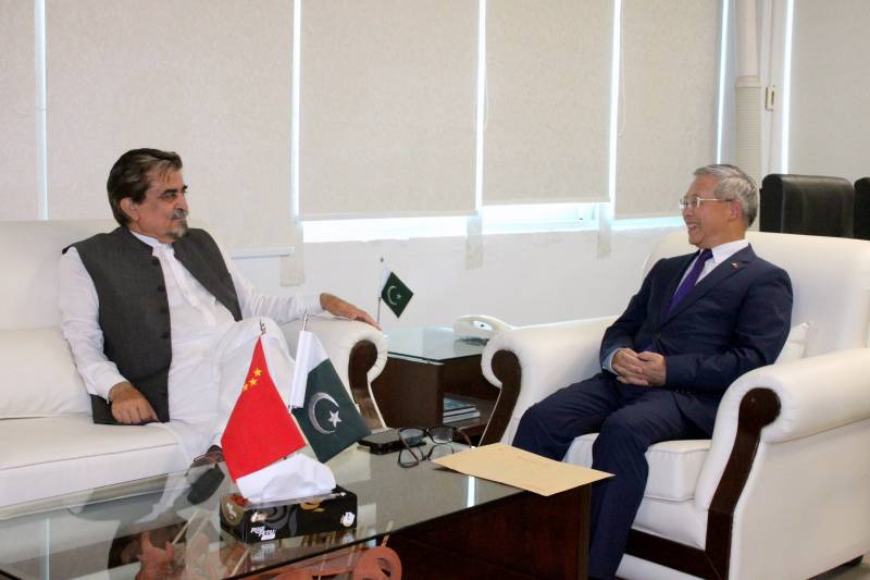 China Cultural Counselor Calls On Federal Minister Jamal Shah