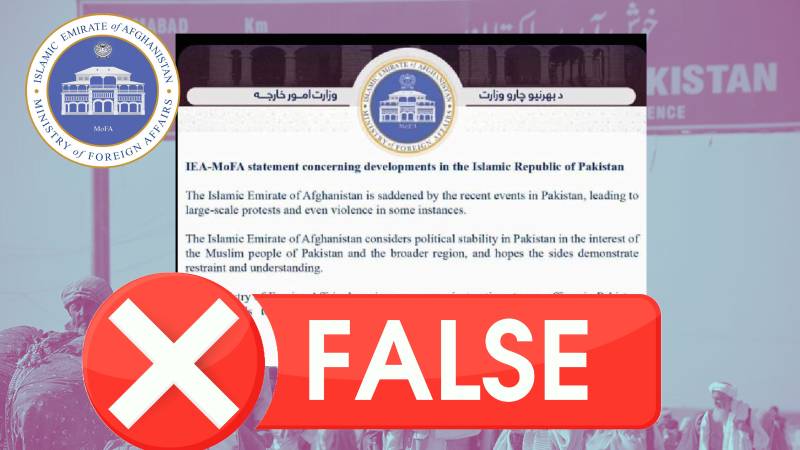 Fact-Check: Did Afghanistan Advise Its Citizens Against Travelling To Pakistan Due to Instability There?