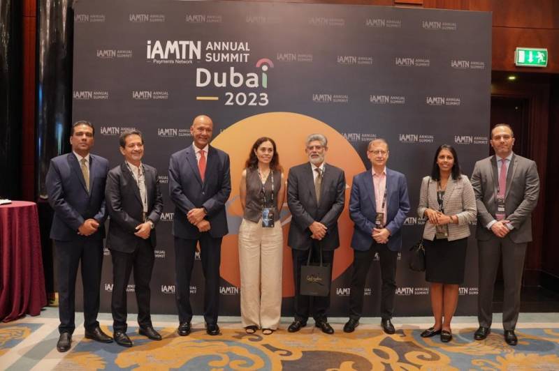 Sagheer Mufti, Chief Operating Officer – HBL (standing 4th from right), and Veronica Studsgaard, Founder & CEO – IAMTN (standing 4th from left) attended the IAMTN Summit 2023. Senior leaders from both organizations were also present on the occasion.