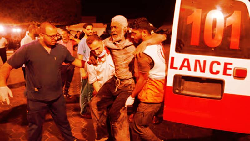 Israeli Bombing Hits Three Gaza Hospitals