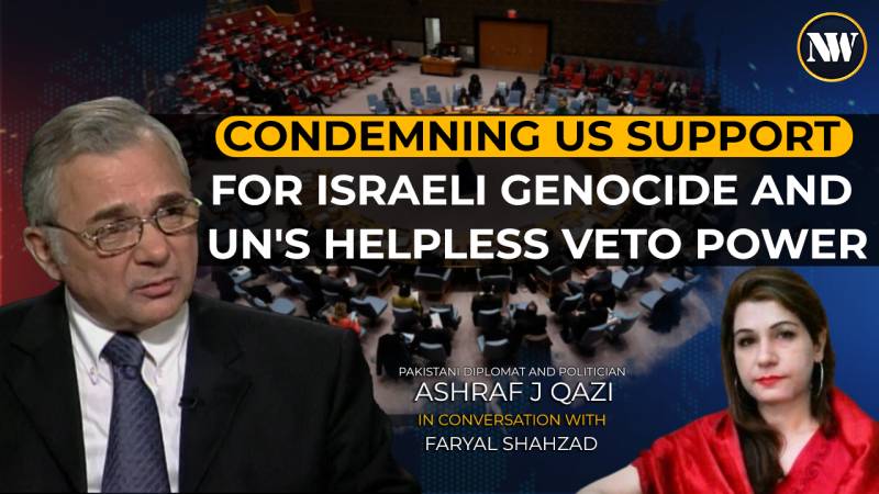 Gaza's Cry for Justice: Ashraf Qazi Decries US-Backed Genocide, Questions UN Security Council