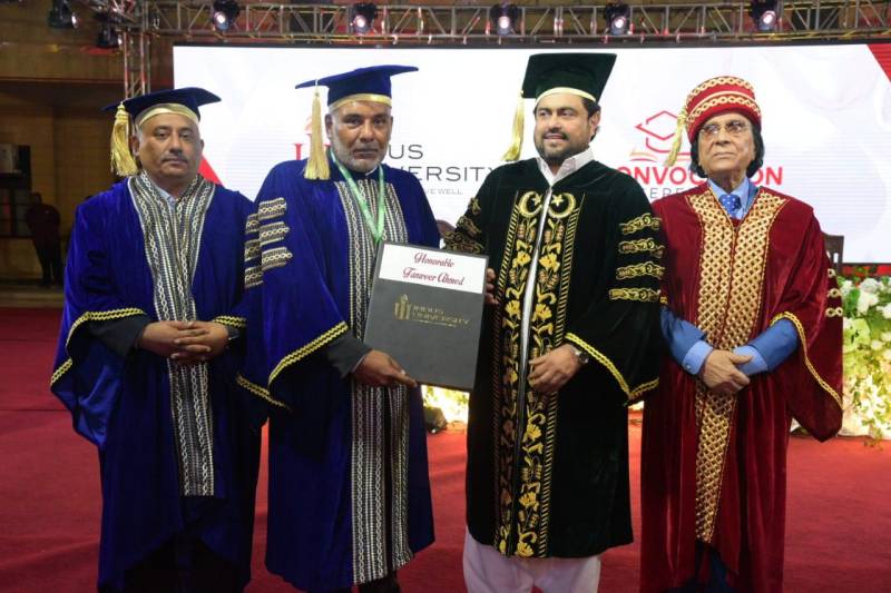 Sindh Governor Confers Honorary Doctorate On US-Based Philanthropist Who Donated $9m To NUST