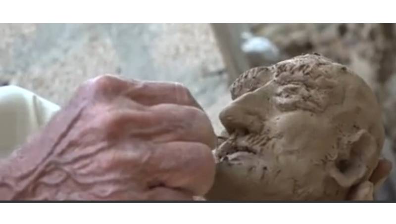 75-Year-Old Sculptor From Swabi Appeals For His Work To Be Saved