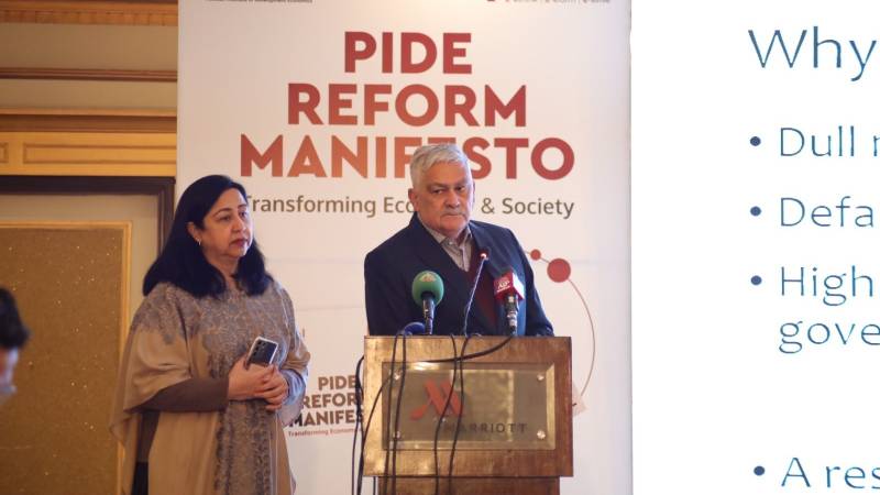 PIDE Reforms Manifesto To Revitalise Pakistan's Economy, Social Fabric