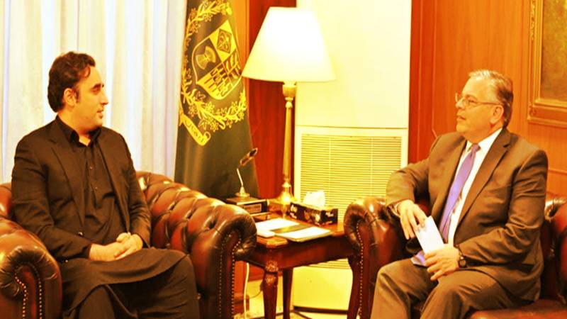 PPP Chairman Bilawal Calls On US Ambassador Blome In Islamabad