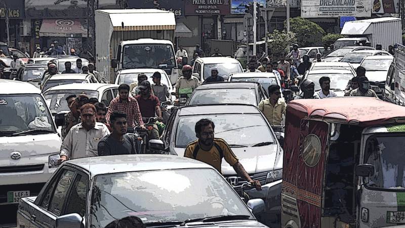 Stuck In Lahore's Signal-Free Traffic Chaos