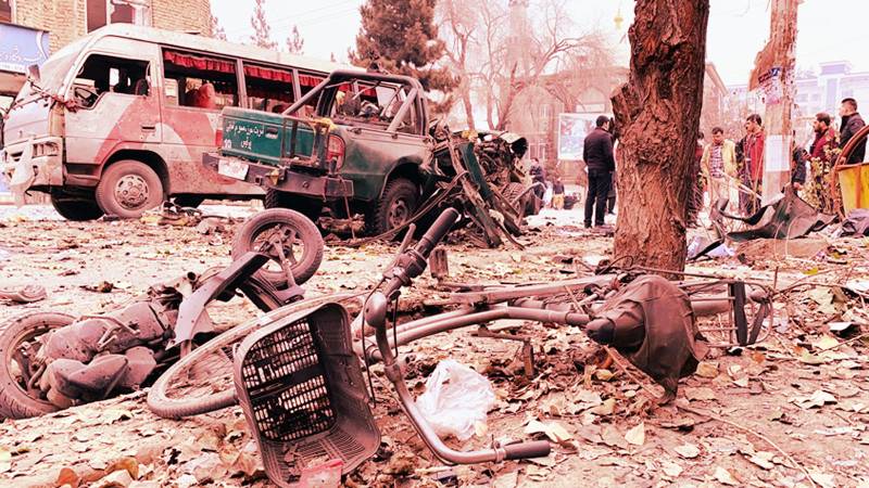 Suicide Bombing Outside Afghanistan’s Kandhar Bank Kills At Least 21