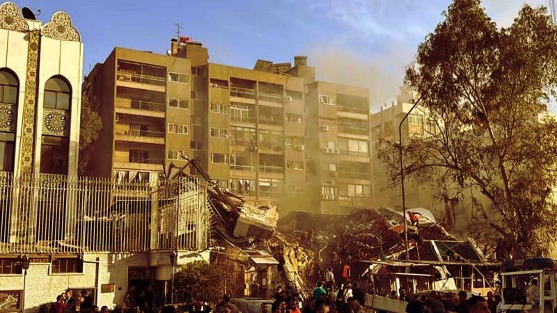 EU Denounces Assault On Iran's Embassy In Damascus